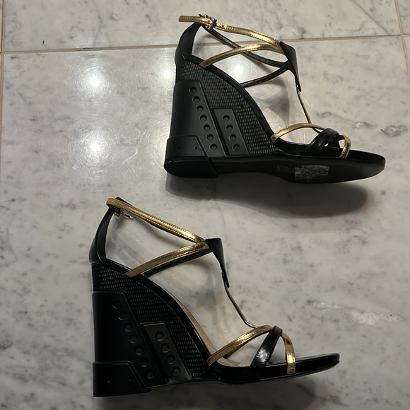 Prada Strap Wedge Sandal - Picture 14 of 14